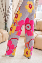 Load image into Gallery viewer, Flower Printed Casual Cozy Full Long Wide Pants