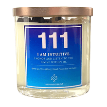 Load image into Gallery viewer, 111 Angel Number Affirmation Candle