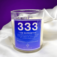 Load image into Gallery viewer, 333 Angel Number Affirmation Candle