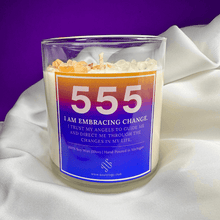 Load image into Gallery viewer, 555 Angel Number Affirmation Candle