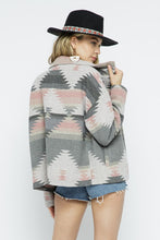 Load image into Gallery viewer, Soft Comfy Lightweight Aztec Pattern Jacket