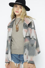Load image into Gallery viewer, Soft Comfy Lightweight Aztec Pattern Jacket