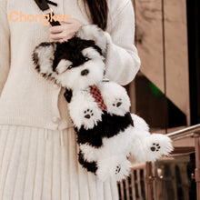 Load image into Gallery viewer, Black &amp; White Schnauzer Backpack – Adorable &amp; Practical