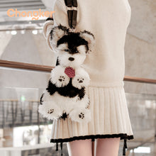 Load image into Gallery viewer, Black &amp; White Schnauzer Backpack – Adorable &amp; Practical