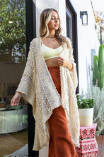 Load image into Gallery viewer, Embroidered Zig Zag Soft Kimono