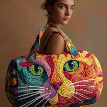 Load image into Gallery viewer, 2026 Cross-Border Amazon Independent Site New Short-Distance Tote Quilted Embroidery Travel Bag Multifunctional Sports &amp; Fitness Bag