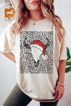 Load image into Gallery viewer, CATTLE CHRISTMAS GRAPHIC T-SHIRT