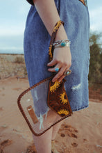 Load image into Gallery viewer, The Sunflower Fields Clear Bag, a Haute Southern Hyde by Beth Marie Exclusive