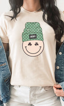 Load image into Gallery viewer, Lucky Clover Smiley with Beanie PLUS Graphic Tee