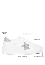 Load image into Gallery viewer, Starry Glitter Star Detail Sneakers