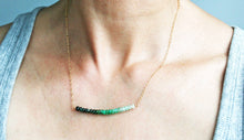 Load image into Gallery viewer, Emerald Ombre Necklace