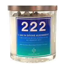 Load image into Gallery viewer, 222 Angel Number Affirmation Candle