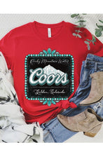 Load image into Gallery viewer, Coors Rocky Mountain Graphic T Shirts