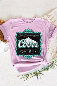 Coors Rocky Mountain Graphic T Shirts