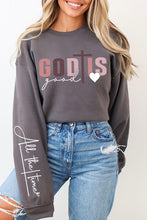Load image into Gallery viewer, God Is Good Christian Graphic Fleece Sweatshirts