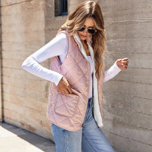 Load image into Gallery viewer, Cozy &amp; Chic Pink Fleece Lined Quilted Vest