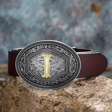 Load image into Gallery viewer, Tang Grass Pattern Letter A-Z Belt Buckle Head