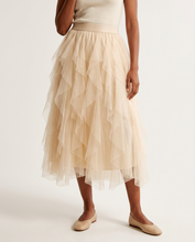 Load image into Gallery viewer, Champagne Tulle Cloud Skirt
