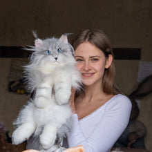 Load image into Gallery viewer, Silver Maine Coon Backpack-Majestic and Purrfect Companion