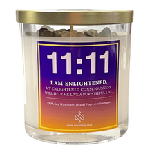 Load image into Gallery viewer, 11:11 Angel Number Crystal Candle