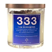 Load image into Gallery viewer, 333 Angel Number Affirmation Candle