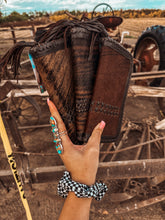 Load image into Gallery viewer, The Hazy Wesson (Brown Leather) Wallet a Haute Southern Hyde by Beth Marie Exclusive