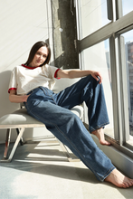 Load image into Gallery viewer, Relaxed High Rise Palazzo Jeans