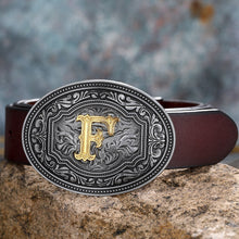 Load image into Gallery viewer, Tang Grass Pattern Letter A-Z Belt Buckle Head
