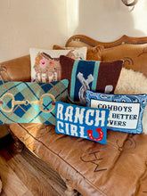 Load image into Gallery viewer, The Plaid Snaffle Bit Hook Pillow