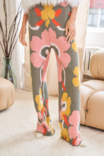 Load image into Gallery viewer, Flower Printed Casual Cozy Full Long Wide Pants
