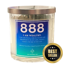 Load image into Gallery viewer, 888 Angel Number Affirmation Candle