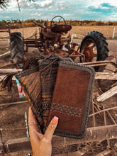 Load image into Gallery viewer, The Hazy Wesson (Brown Leather) Wallet a Haute Southern Hyde by Beth Marie Exclusive