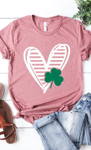 St Pattys Heart Graphic Tee