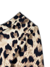 Load image into Gallery viewer, Leopard Print One-Shoulder Top and Pants Set