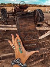 Load image into Gallery viewer, The Hazy Wesson (Brown Leather) Wallet a Haute Southern Hyde by Beth Marie Exclusive