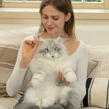 Load image into Gallery viewer, Silver Maine Coon Backpack-Majestic and Purrfect Companion