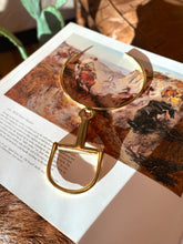 Load image into Gallery viewer, The Mason Large Equestrian Bit Necklace {GOLD + SILVER}