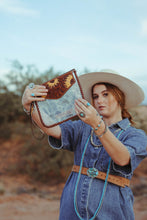 Load image into Gallery viewer, The Sunflower Fields Clear Bag, a Haute Southern Hyde by Beth Marie Exclusive