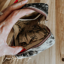 Load image into Gallery viewer, Countryside Cowhide Pouch - Easy Carry Organizer