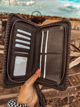 Load image into Gallery viewer, The Hazy Wesson (Brown Leather) Wallet a Haute Southern Hyde by Beth Marie Exclusive