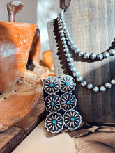 Load image into Gallery viewer, The Triple Threat Concho Earrings