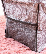 Load image into Gallery viewer, Parisian Park Collapsible Haul-It-All Basket Tote with Mesh Pockets