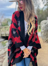 Load image into Gallery viewer, Boho Leopard Print Knit Cardigan