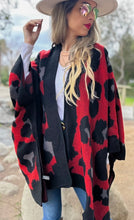 Load image into Gallery viewer, Boho Leopard Print Knit Cardigan