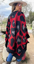 Load image into Gallery viewer, Boho Leopard Print Knit Cardigan