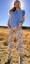 Load image into Gallery viewer, Vintage Floral Jeans These will be your go to!  Love the STRETCH