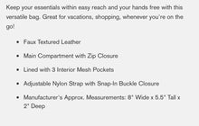 Load image into Gallery viewer, Fiery Red Checkered Belt Bag