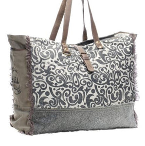 Floral Print Weekender Bag