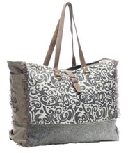 Load image into Gallery viewer, Floral Print Weekender Bag
