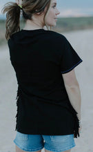 Load image into Gallery viewer, Triable Cherokee Top with Fringe